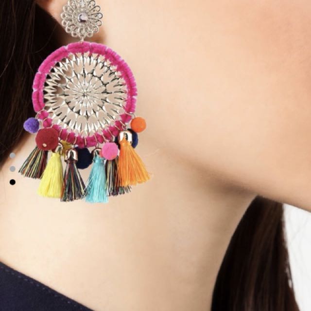 Aldo colourful festival hoop earrings Women s Fashion Jewelry