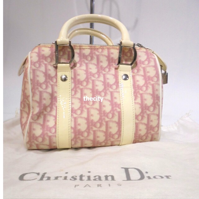 Dior Pink Monogram Trotter Girly Chic No 1 Crossbody Camera Bag ref294469   Joli Closet