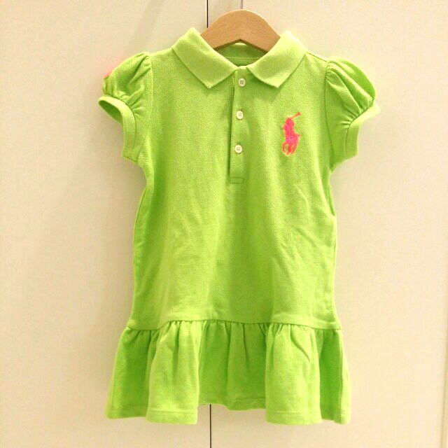 lime green baby dress