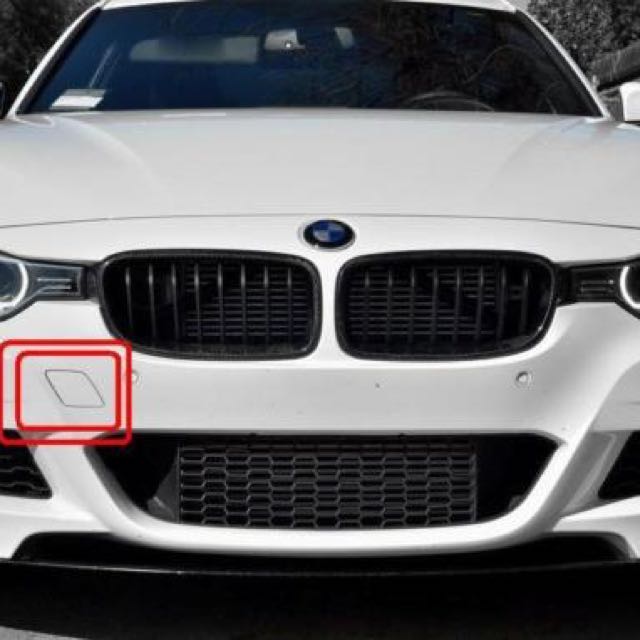 BMW F30 MSport Front Tow Hook Cover, Auto Accessories on Carousell