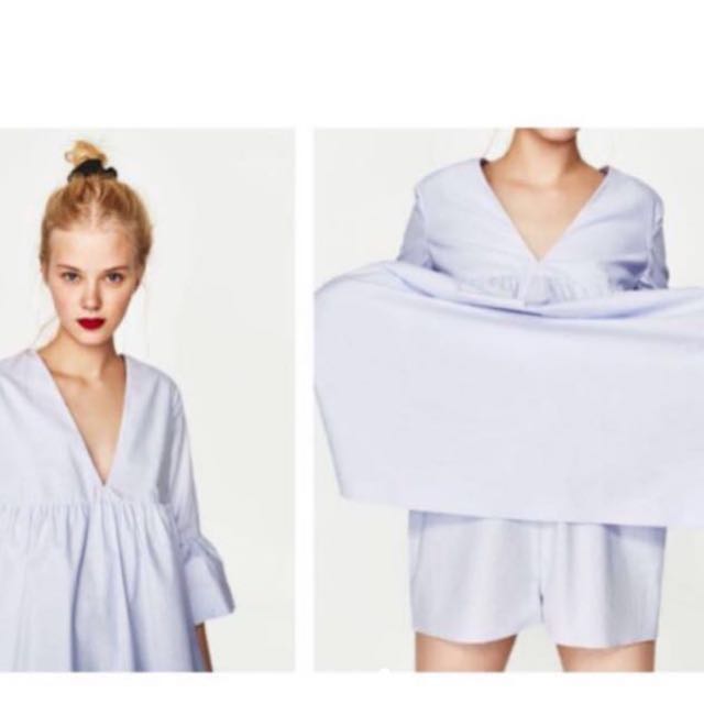 zara babydoll romper