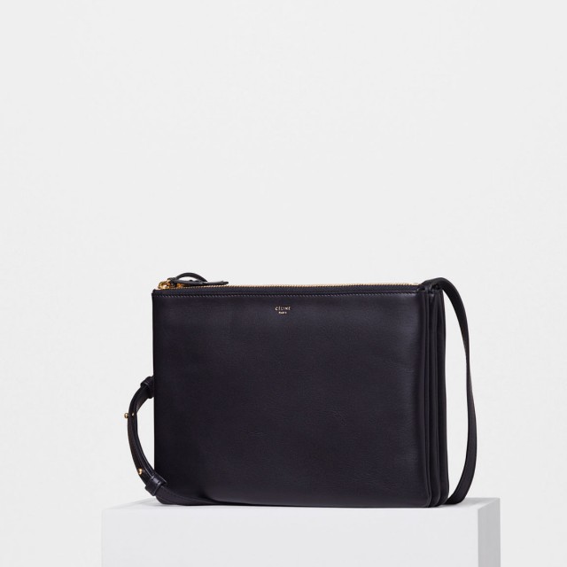 Large trio bag in smooth lambskin outlet
