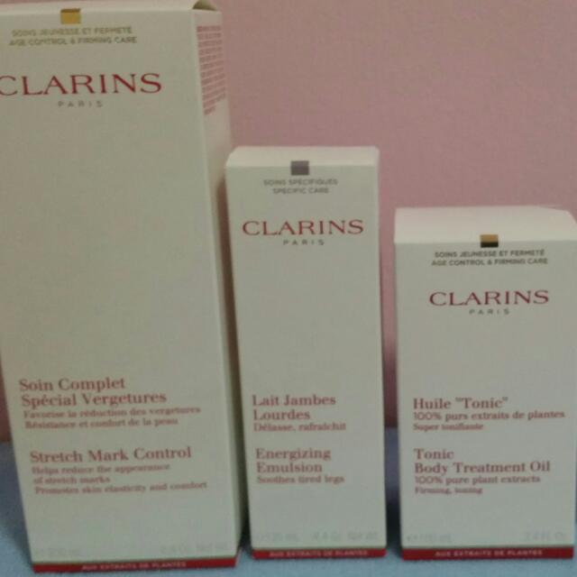 Clarins Pregnant Sets, Beauty & Personal Care, Bath & Body, Body Care