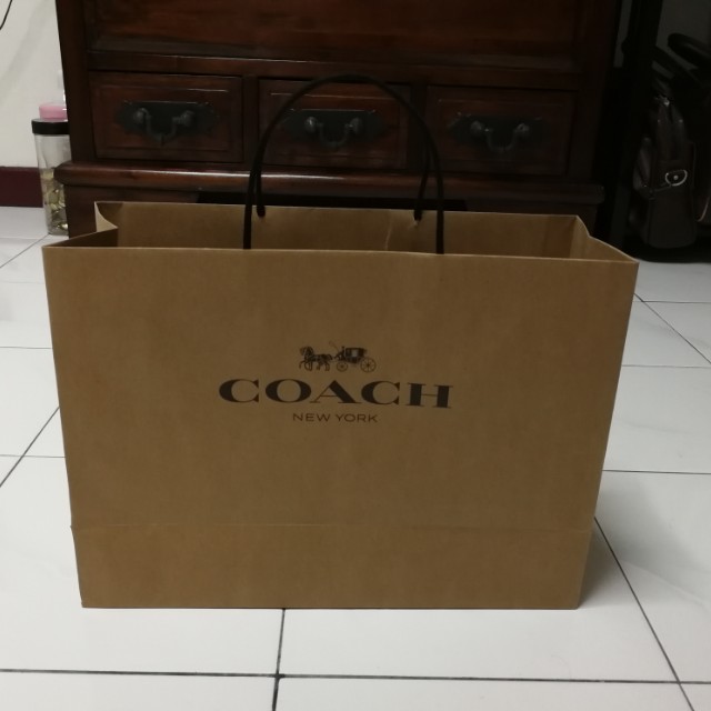 Paper bag sales original coach