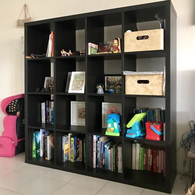 Ikea Kallax Large Shelf Unit Black Brown On Carou Photo