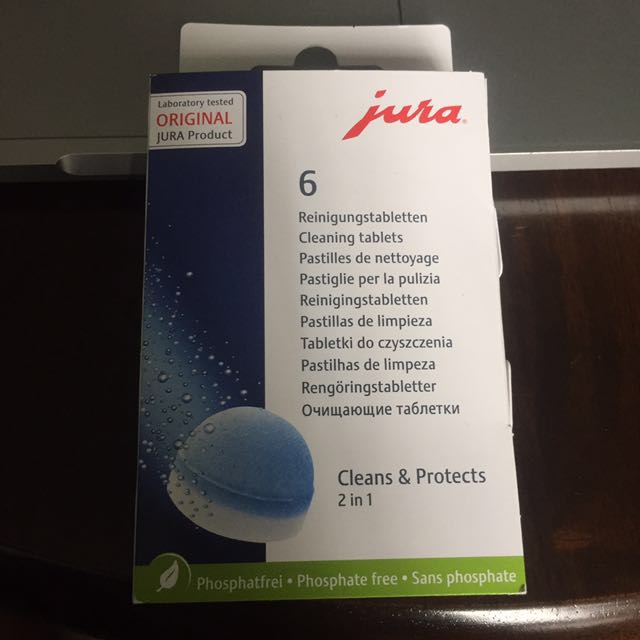 Jura coffee machine cleaning tablets, TV & Home Appliances, Kitchen