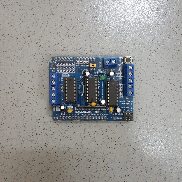Create Idea 2-Pack L293D Motor Drive Expansion Board – 4-Channel Stepper & DC Motor Shield, Compatible With Arduino Mega 2560, UNO, Diecimila, Duemilanove