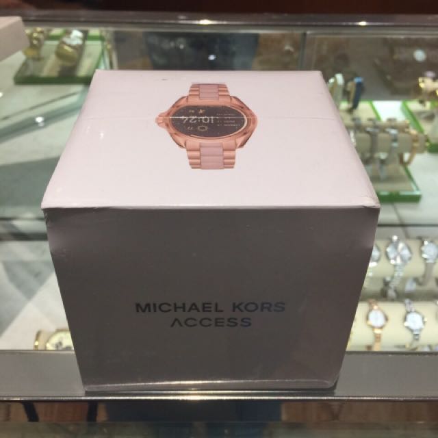Michael Kors Access Touchscreen Rose Gold Bradshaw Smartwatch Mkt5004  796483274099  eBay