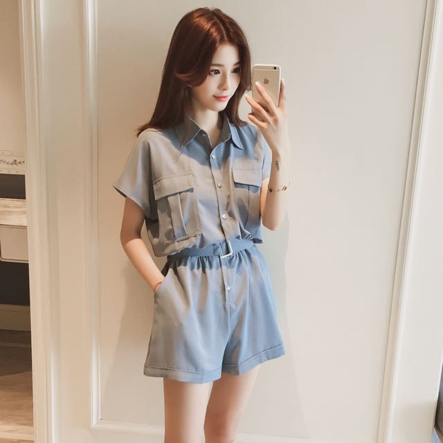 korean romper dress