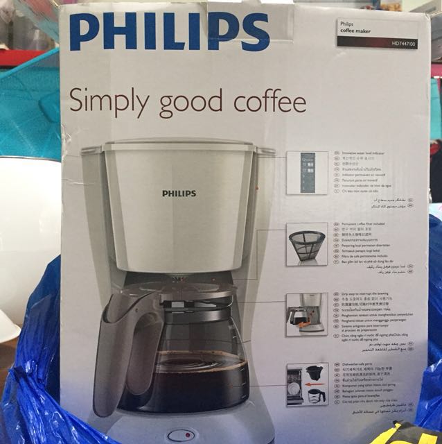 Philips Simply Good Coffee Maker ( Coffee filter , 3switch plug