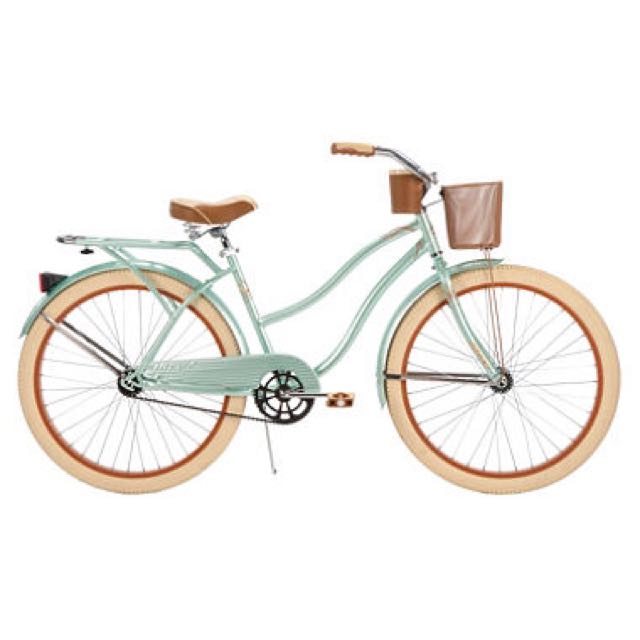 turquoise cruiser bike