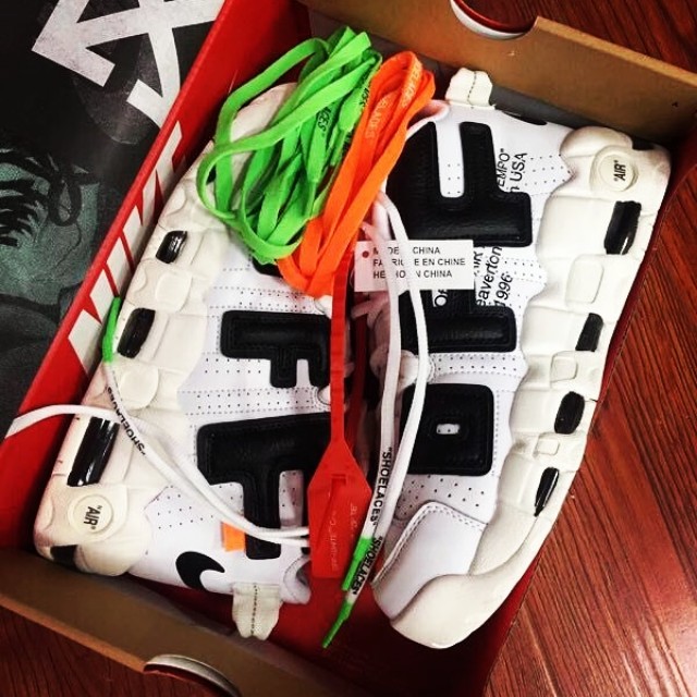 nike uptempo x off white