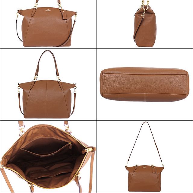 coach large kelsey satchel