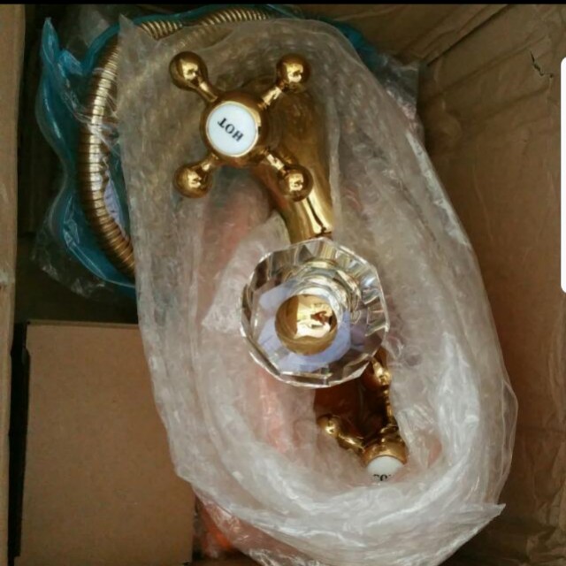 Shower hot cold tap mixer, Furniture & Home Living, Bathroom & Kitchen