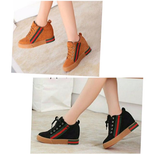 sneakers wedges wanita