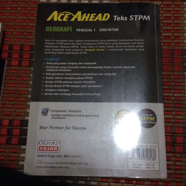 keputusan stpm penggal 1 2016