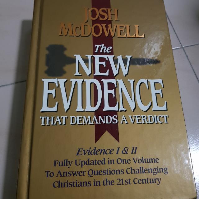 The New Evidence That Demands A Verdict By Josh Mcdowell Books
