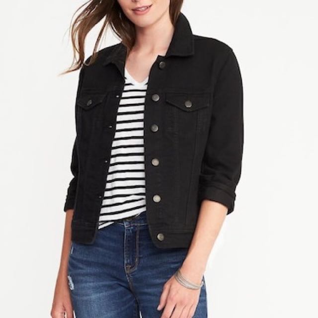black denim jacket uniqlo