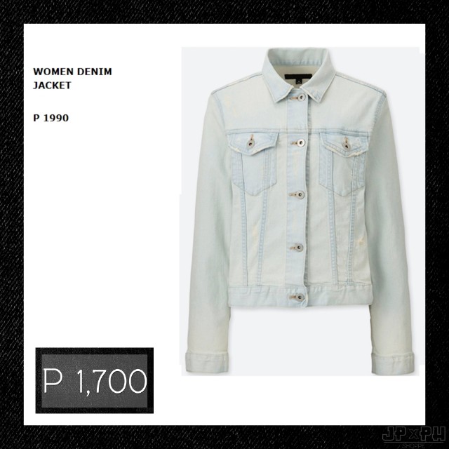 Uniqlo Light Wash Denim Jacket, Women's Fashion, Coats, Jackets and
