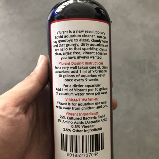 vibrant aquarium cleaner ingredients