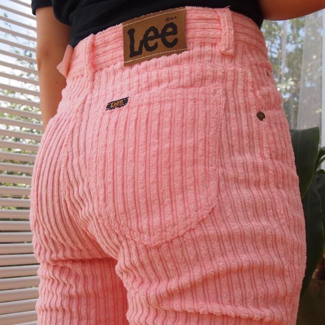 pink corduroy lee jeans online -