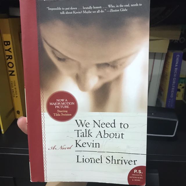 We Need To Talk About Kevin By Lionel Shriver Books Stationery Fiction On Carousell
