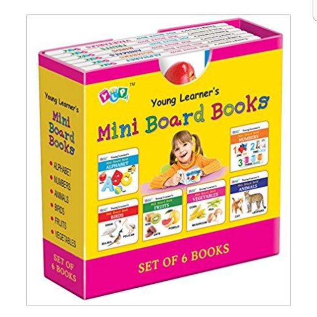 Young learner's Mini Board Books Hardcover, Hobbies & Toys, Books
