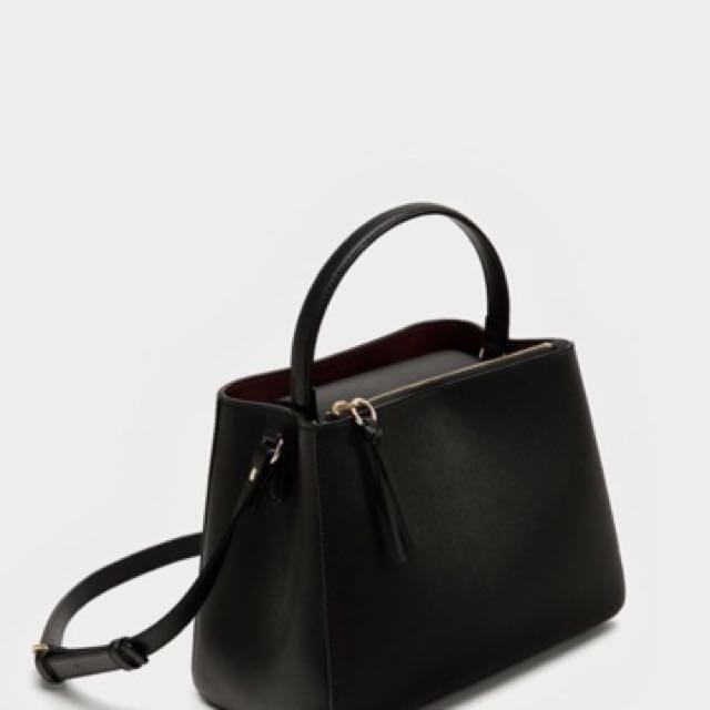Zara Brand New medium bag tote with zip