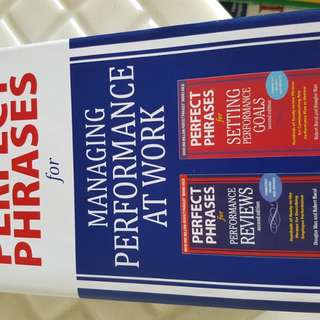 Perfect Phrases for... (as stated)