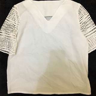 White classy top