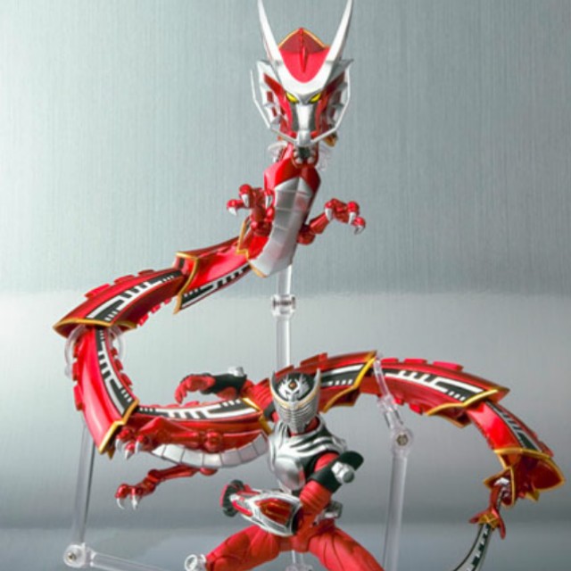 bandai shf 幪面超人 龙骑 masked rider ryuki & dragreder 无双龙