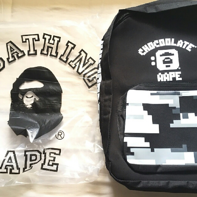 Aape x shop chocolate backpack