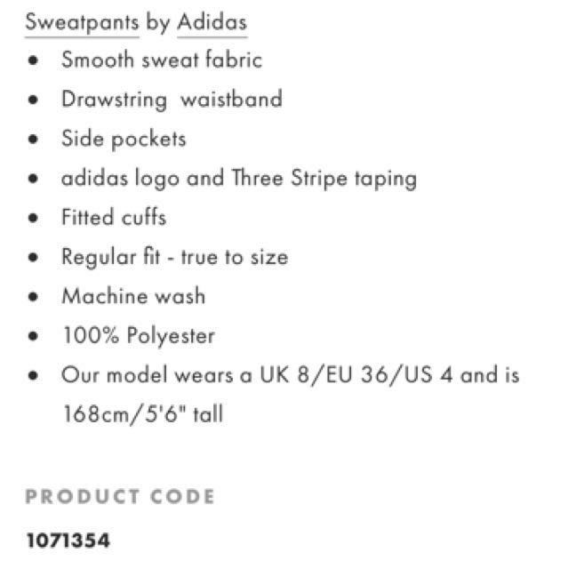 Adidas originals three stripe store cigarette pants in black