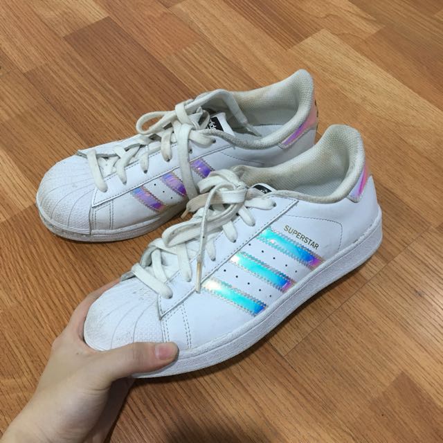 Superstars holographic amazon clearance