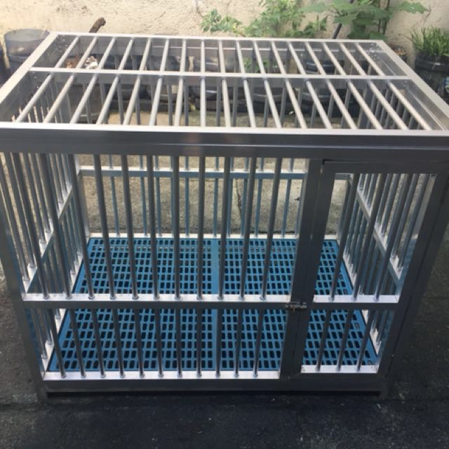Aluminium Dog Cage Pet Supplies Homes Other Pet Accessories on Carousell