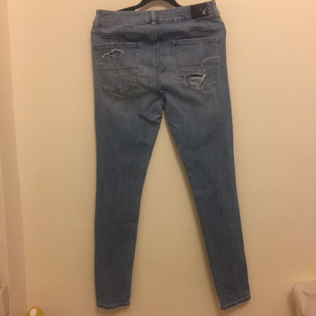 American Eagle Ripped Jeans, Women's Fashion, Bottoms, Jeans