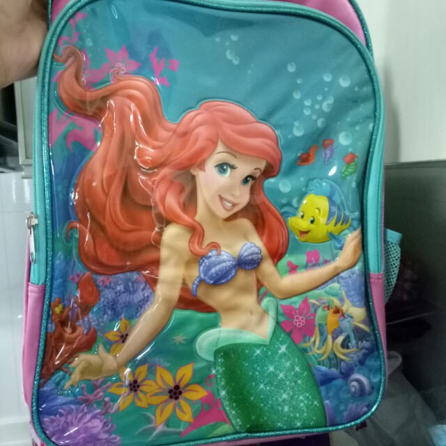 mermaid school bag