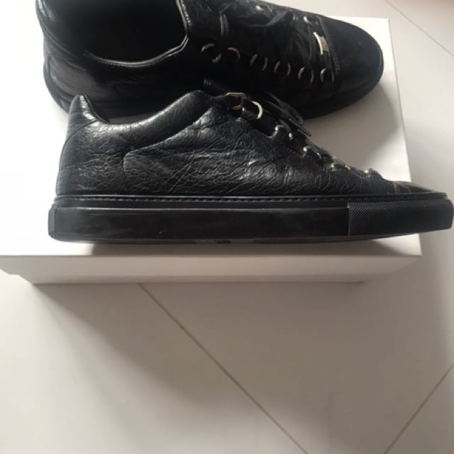 Mens black balenciaga arena sales