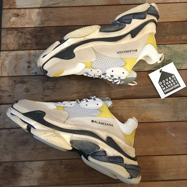 new Balenciaga Triple S Trainers Jaune Fluo shoes in 2019