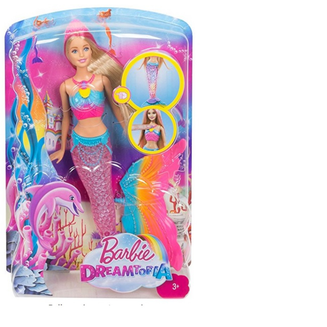 barbie dreamtopia rainbow lights mermaid