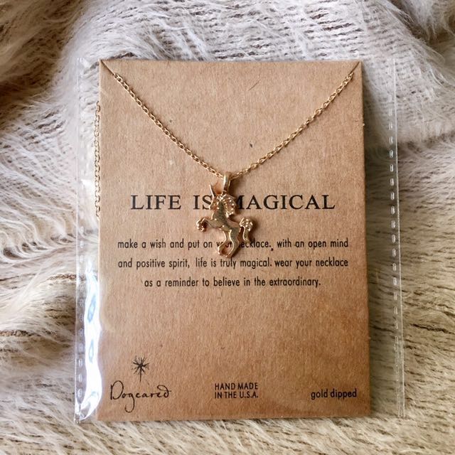 Dogeared unicorn necklace sales