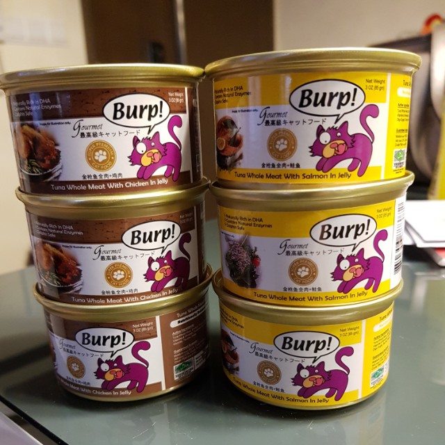 Burp Cat food, Pet Supplies, Pet Food on Carousell