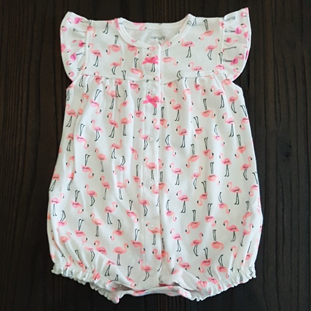 Carter's flamingo top romper