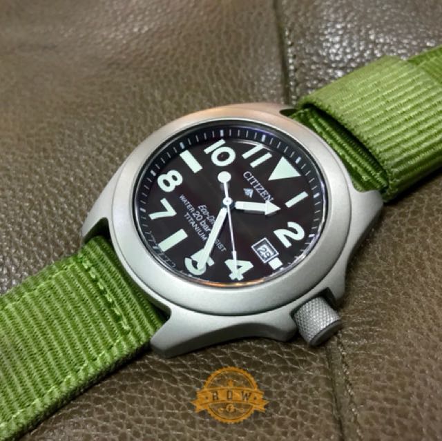 Citizen ray mears titanium shop
