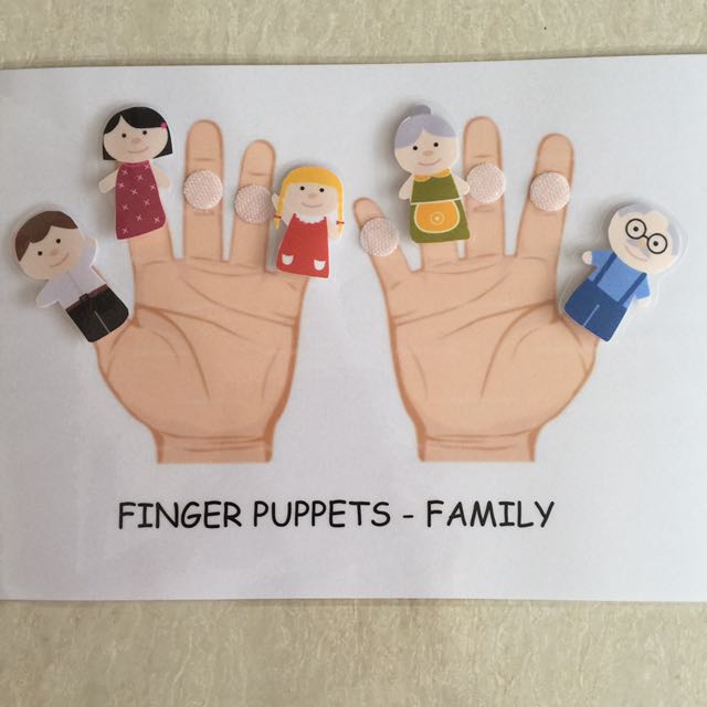 Finger family puppets diy sale