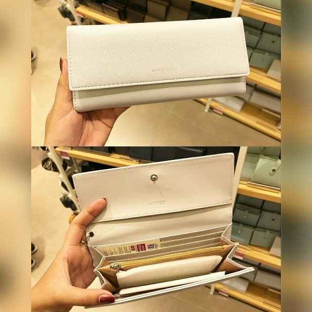 Dompet Panjang Miniso Blue Fesyen Wanita Tas Dompet Di Carousell