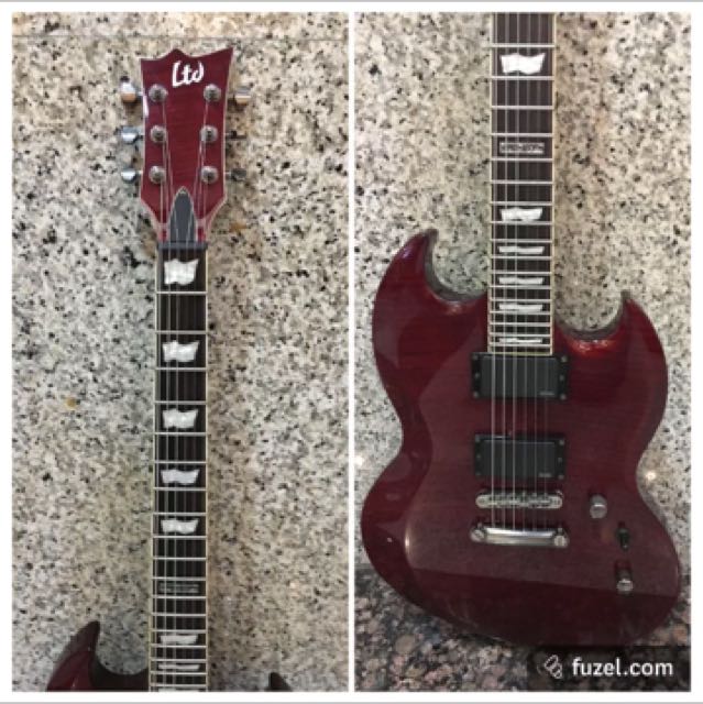 ESP LTD Viper300Fm Electric Guitar With Active EMG Pickups, Hobbies