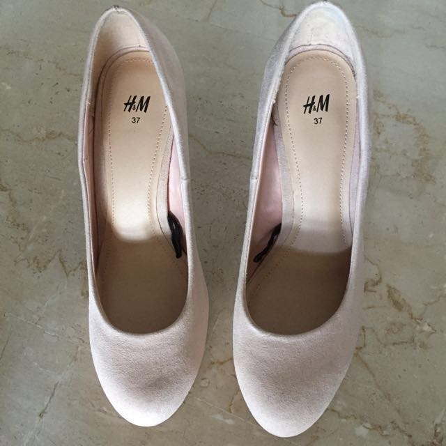 h and m silver shoes