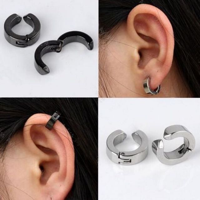 Hip hop style men Earrings