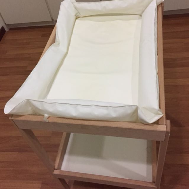 Ikea Baby Changing Table + mat , Babies & Kids, Bathing & Changing